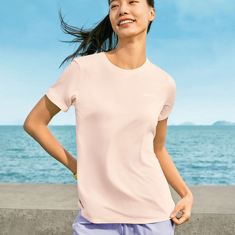 Skechers Comfortable Technology Cooling Collection T Shirt Women’s Cloud Pink/053G