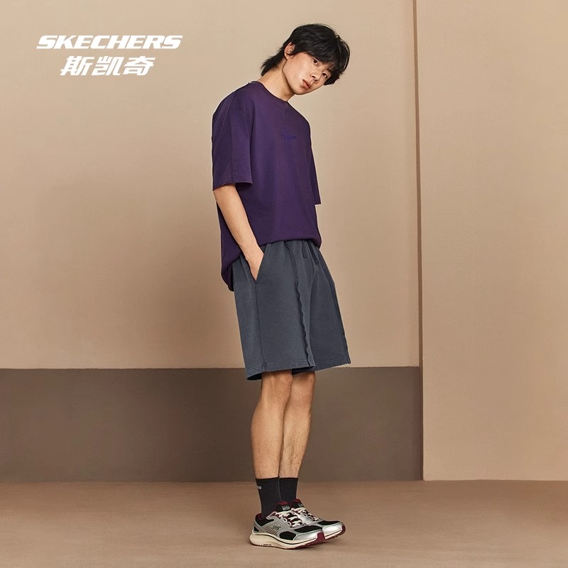 Skechers Sports Life Collection Sports Shorts Men’s Smoky Gray