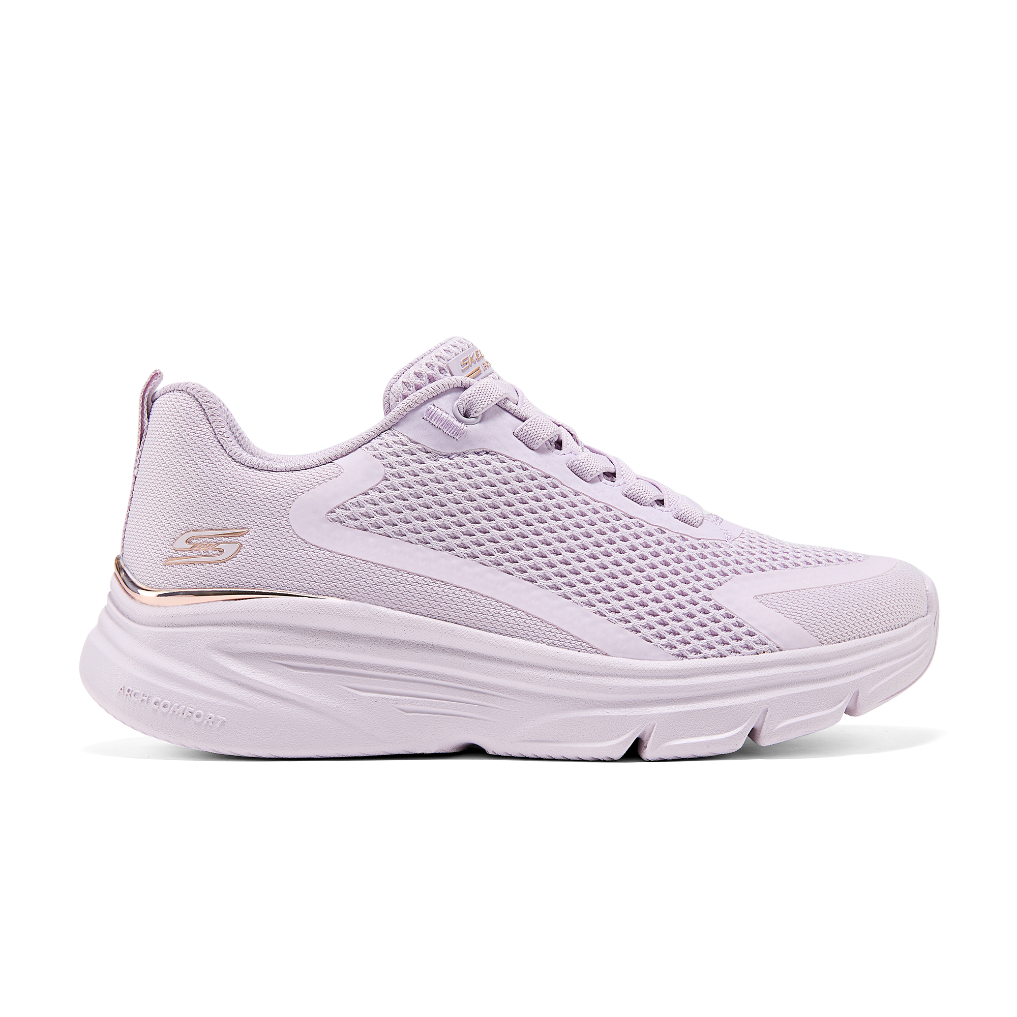 Женские кроссовки Skechers Bobs Arch Comfort Elev 8 (лавандовые) — 薰衣草色 — фото 2