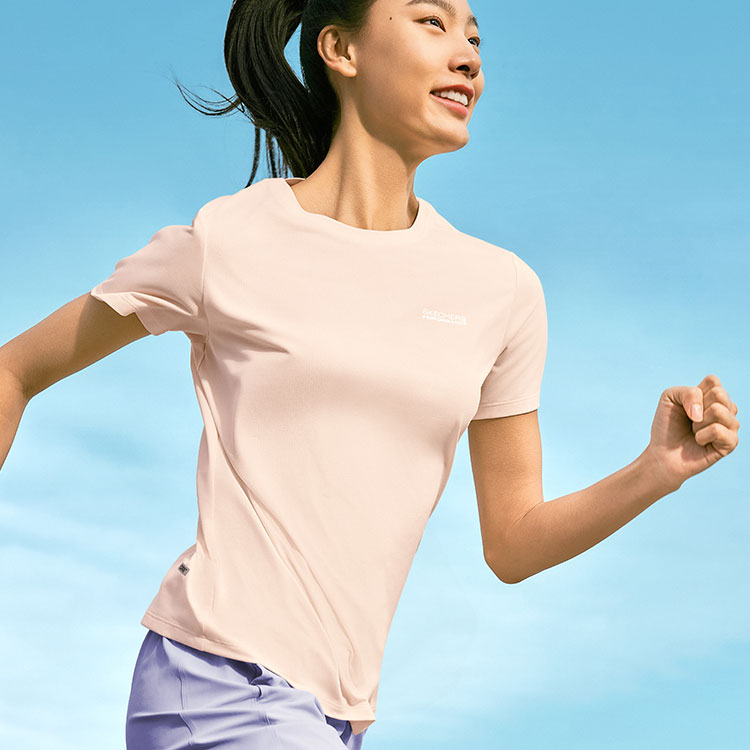 Skechers Comfortable Technology Cooling Collection T Shirt Women’s Cloud Pink/053G