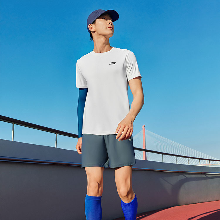 Skechers Comfortable Technology Collection T Shirt Men’s Bright White