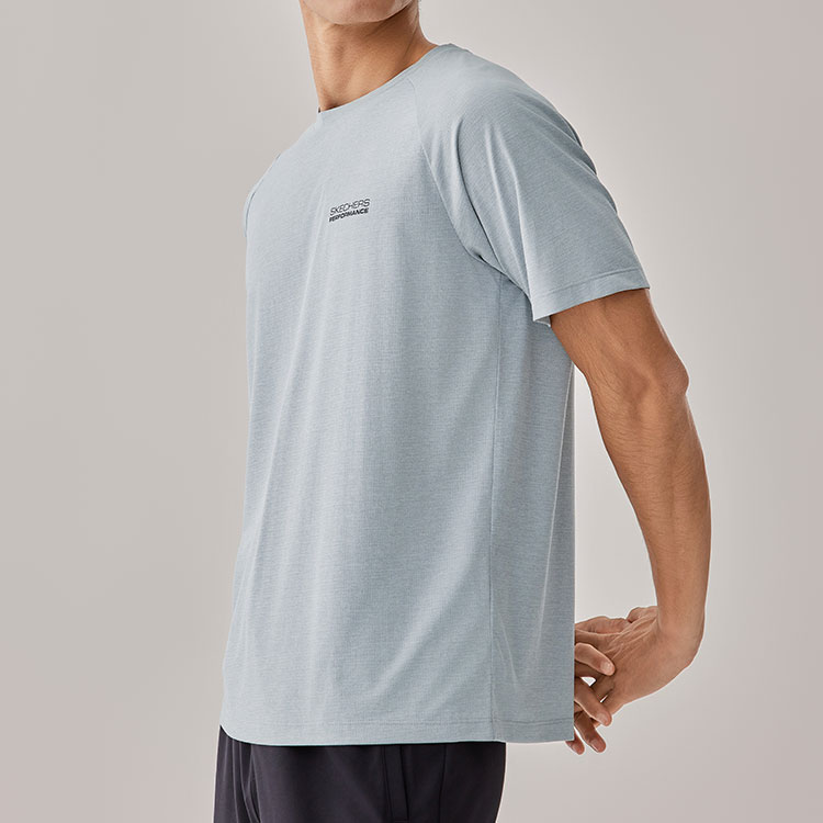 Skechers Comfortable Technology Cooling Collection T Shirt Men’s Sand Stone