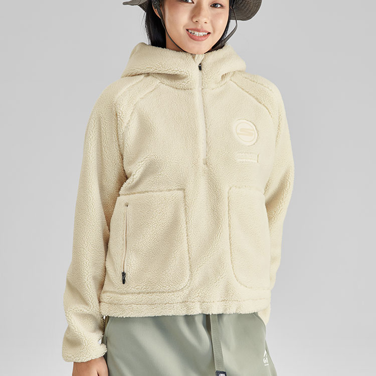 Женская кофта Skechers BASIC (жемчужно-белая) — фото 6