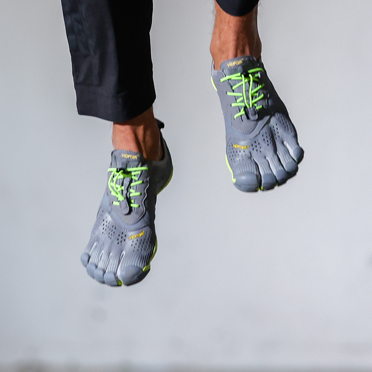 Vibram V RUN Five Fingers Shoes Abrasion Resistant Lightweight Breathable Slip Resistant Low top Training Shoes Men's