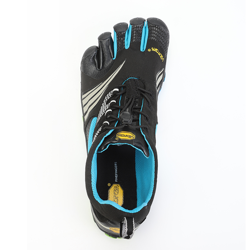 Vibram Five Fingers Shoes Low top Training Shoes Men’s Black/Blue/Green KMD SPORTLS