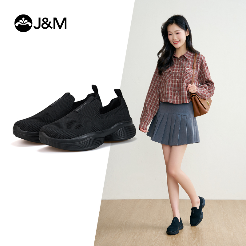 Joy&Mario Fabric Breathable And Lightweight Low top Casual Shoes Women’s