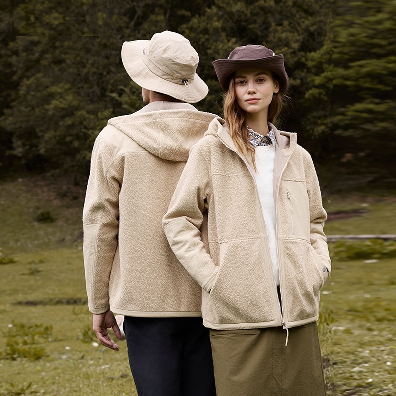 Lafuma Fleece Tops Unisex Thickened And Fleece Lined