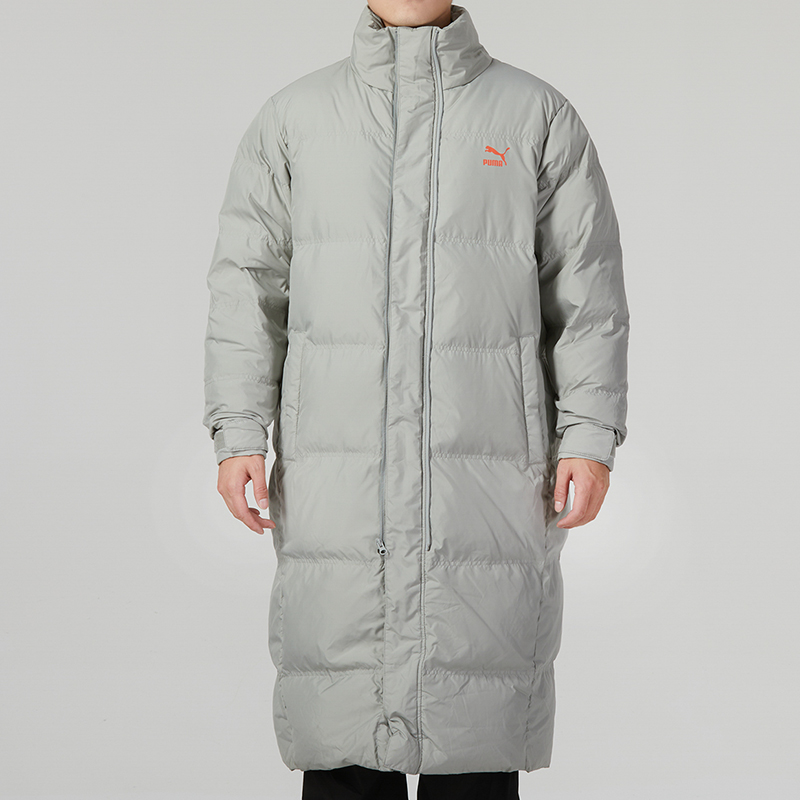 Мужская куртка PUMA PADDED VEST Layer Down (серая) — фото 5
