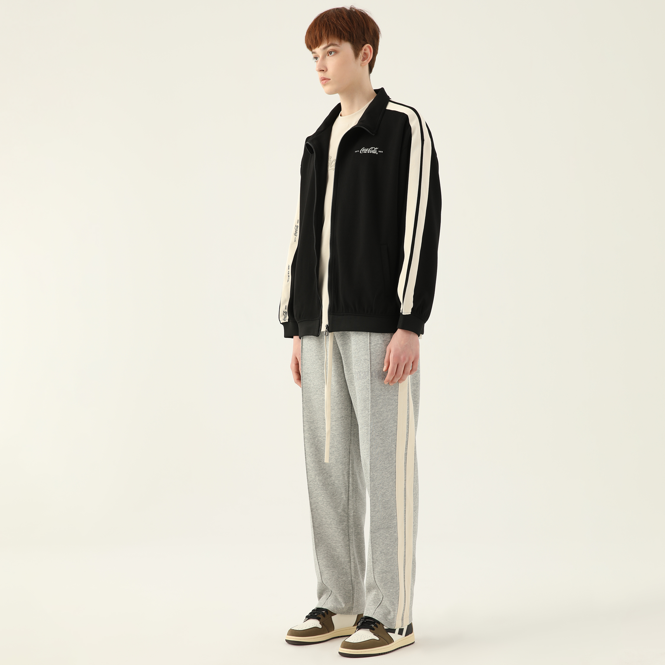 Coca Cola Casual Sportswear Unisex Stand Collar Moderate