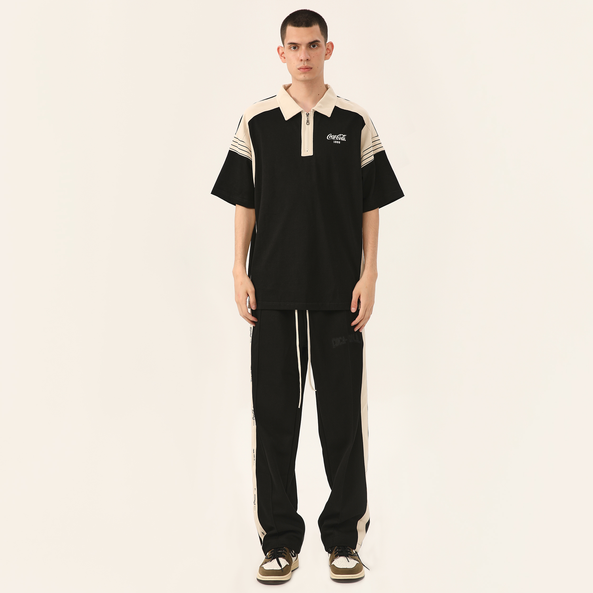 Coca Cola Casual Sweatpants Set Unisex
