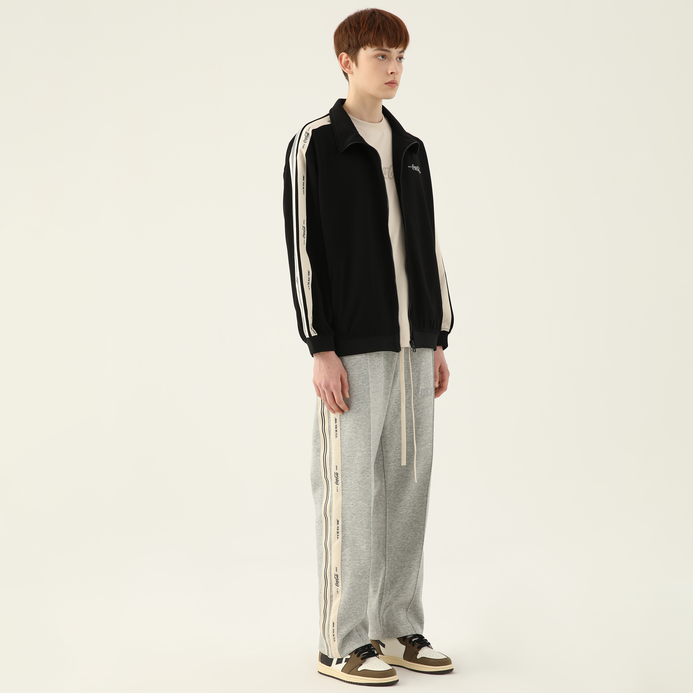 Coca Cola Casual Sportswear Unisex Stand Collar Moderate