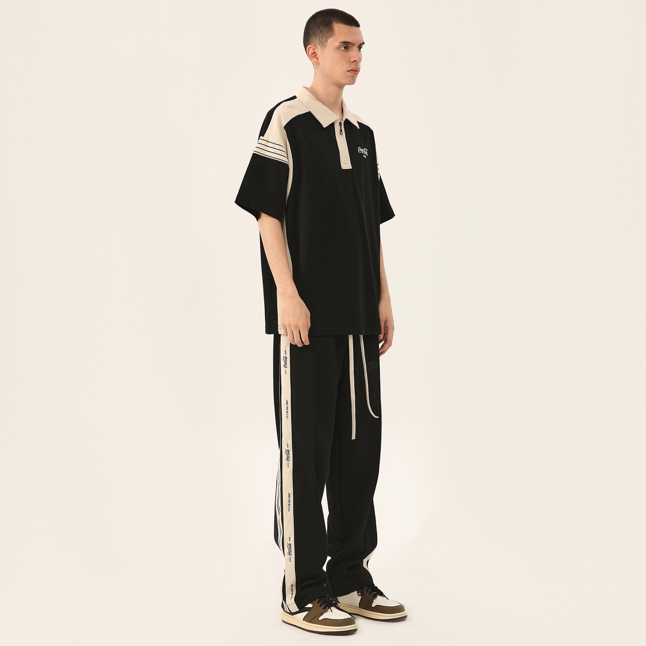 Coca Cola Casual Sweatpants Set Unisex