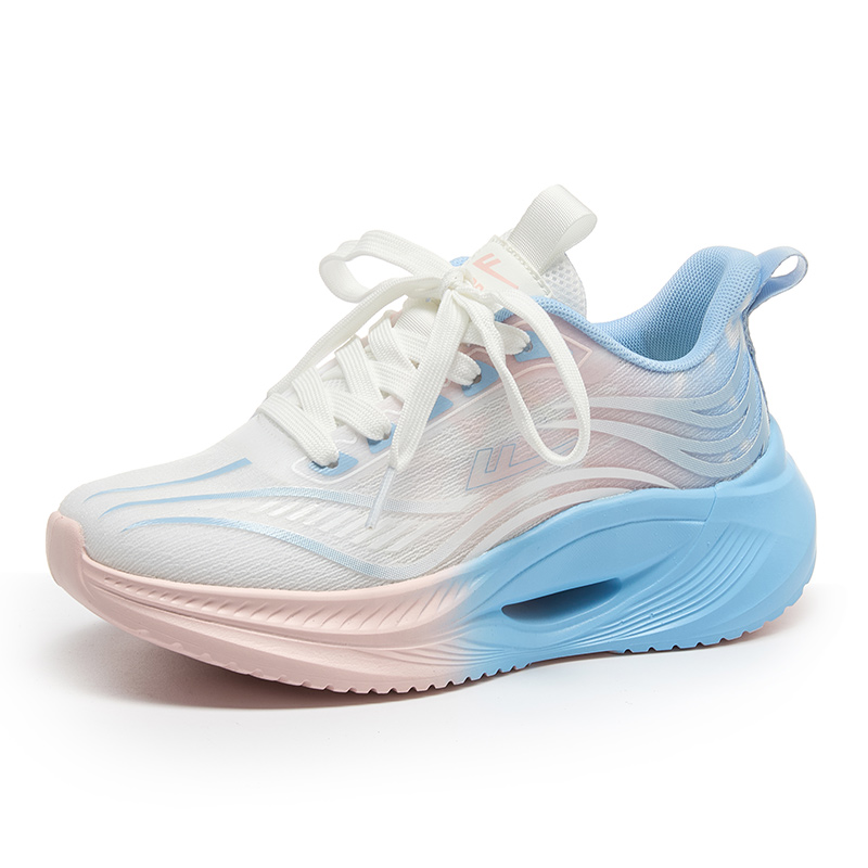 WARRIOR Running Shoes Women’s Low Top White/Blue/Pink