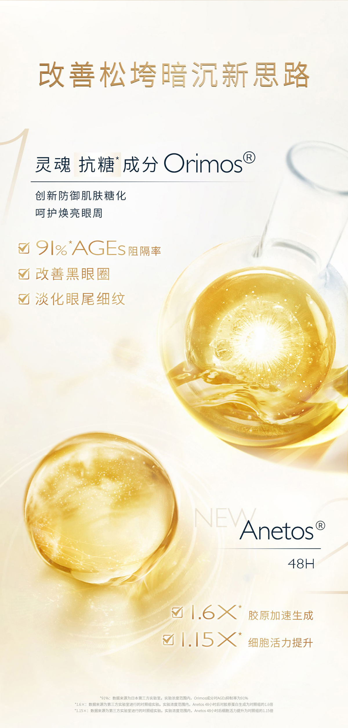 【香港直郵】 日本 COCOCHI AG抗糖雙閃眼護套盒 修護眼霜15ml+精華眼膜5片 提拉緊緻 淡紋煥發