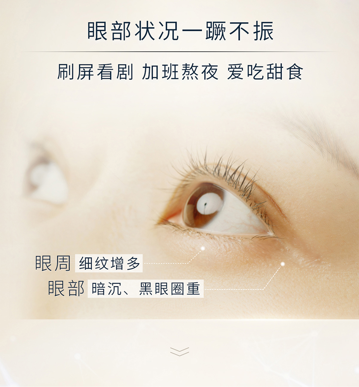 【香港直郵】 日本 COCOCHI AG抗糖雙閃眼護套盒 修護眼霜15ml+精華眼膜5片 提拉緊緻 淡紋煥發