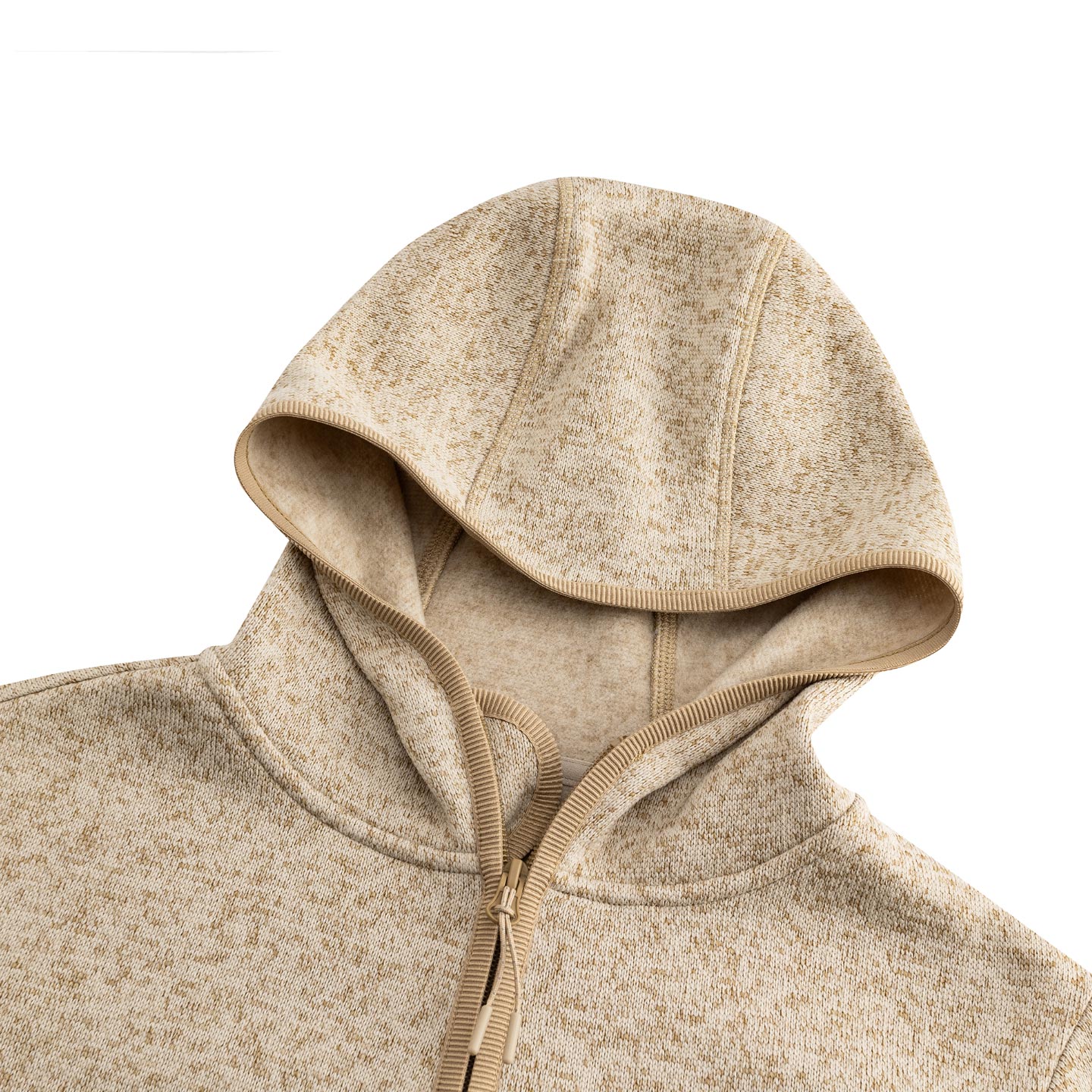 Anta Outdoor Collection Liner Coat, Thick Needle Fleece Garment Women’s Cool Gray Heather Gray