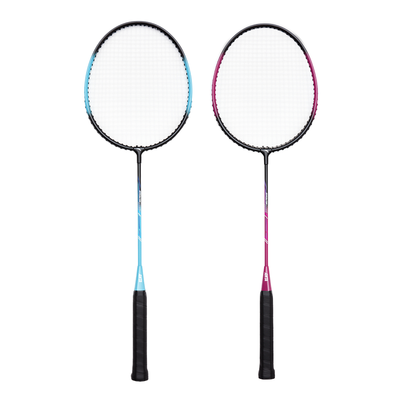 Anta Aluminum Alloy Badminton Rackets Entry level Adults Double Rackets Black Blue Black Red