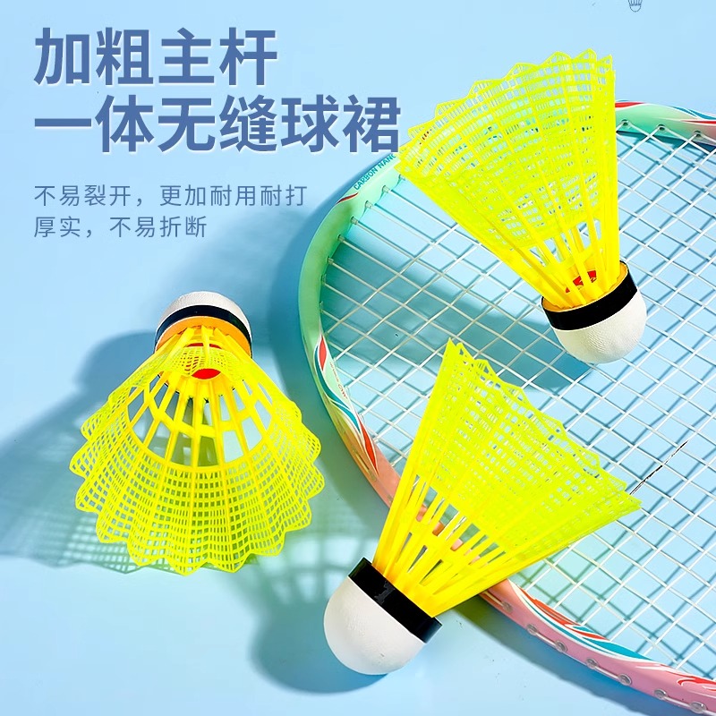 Li Ning x Kason 6 Pack Nylon Indoor And Outdoor Shuttlecocks