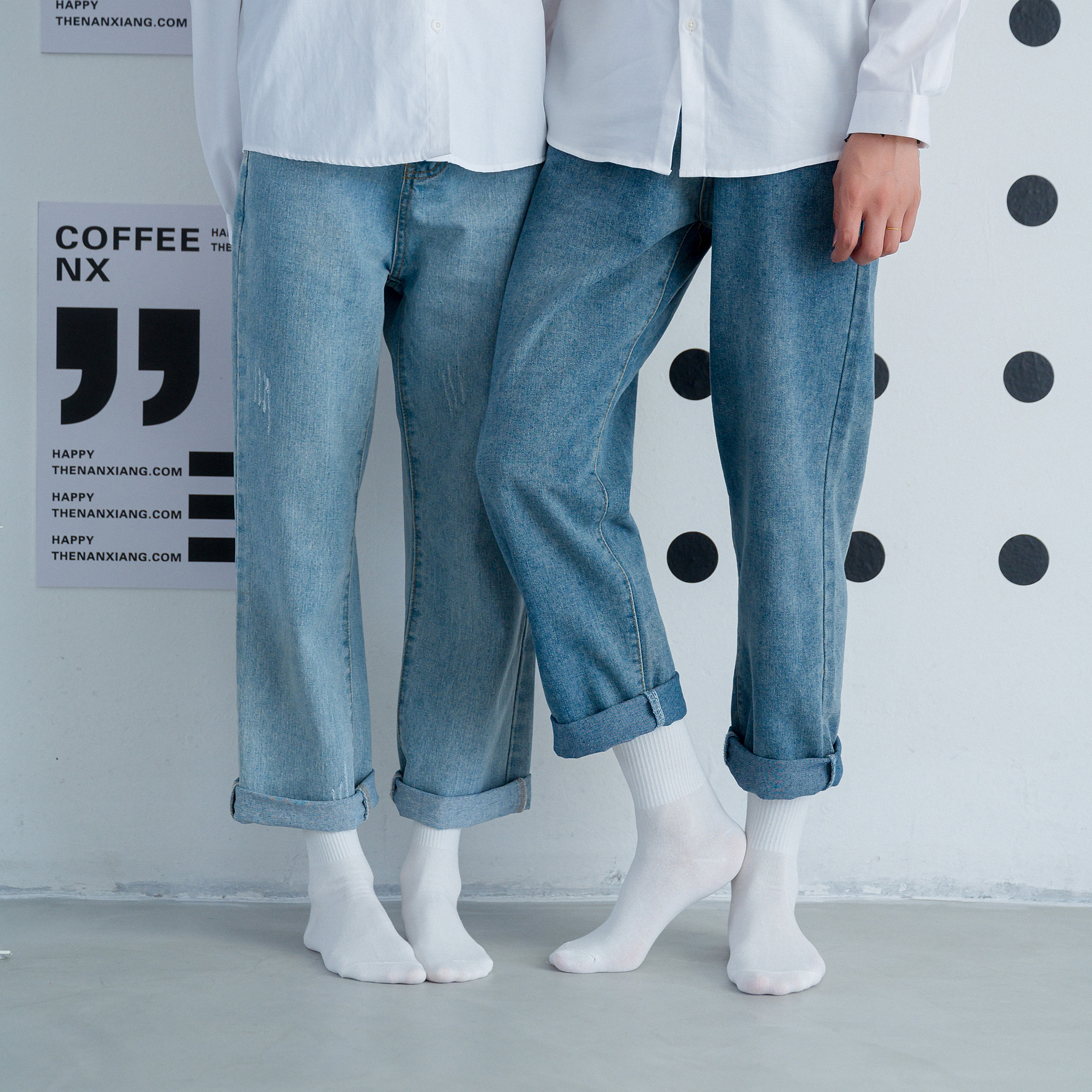 MIIOW Mid-Calf Socks Unisex 5 Pack