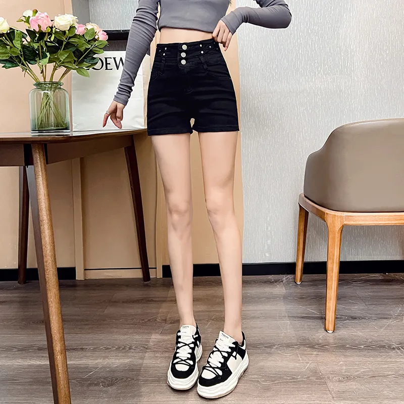 FAWENXIANGZI Denim Shorts Women's