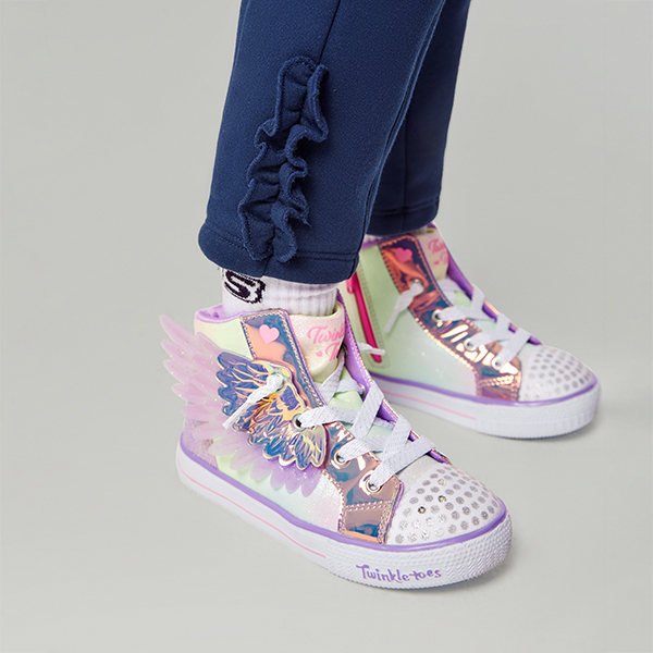 сандалии Skechers kids (розовый) — фото 10