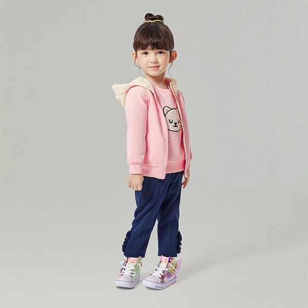 сандалии Skechers kids (розовый) — фото 8