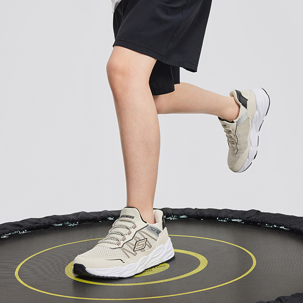 Кроссовки Skechers Slip-Ins (бежевые) — фото 12