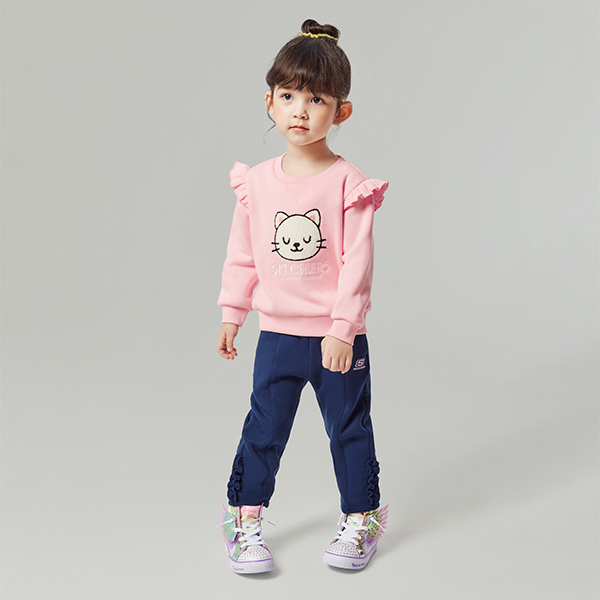 сандалии Skechers kids (розовый) — фото 7