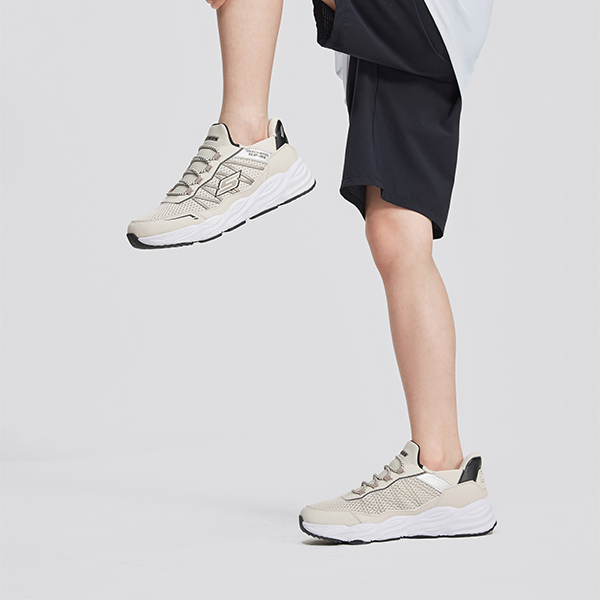 Кроссовки Skechers Slip-Ins (бежевые) — фото 9