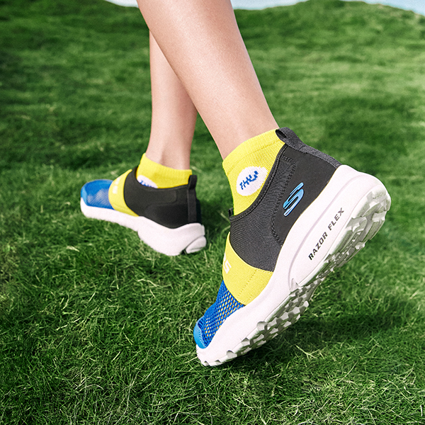 Кроссовки Skechers Razor Flex (сине-черные) — фото 9