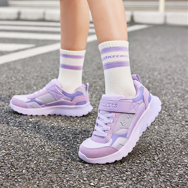 Детские кроссовки Skechers (фиолетовые) — фото 8