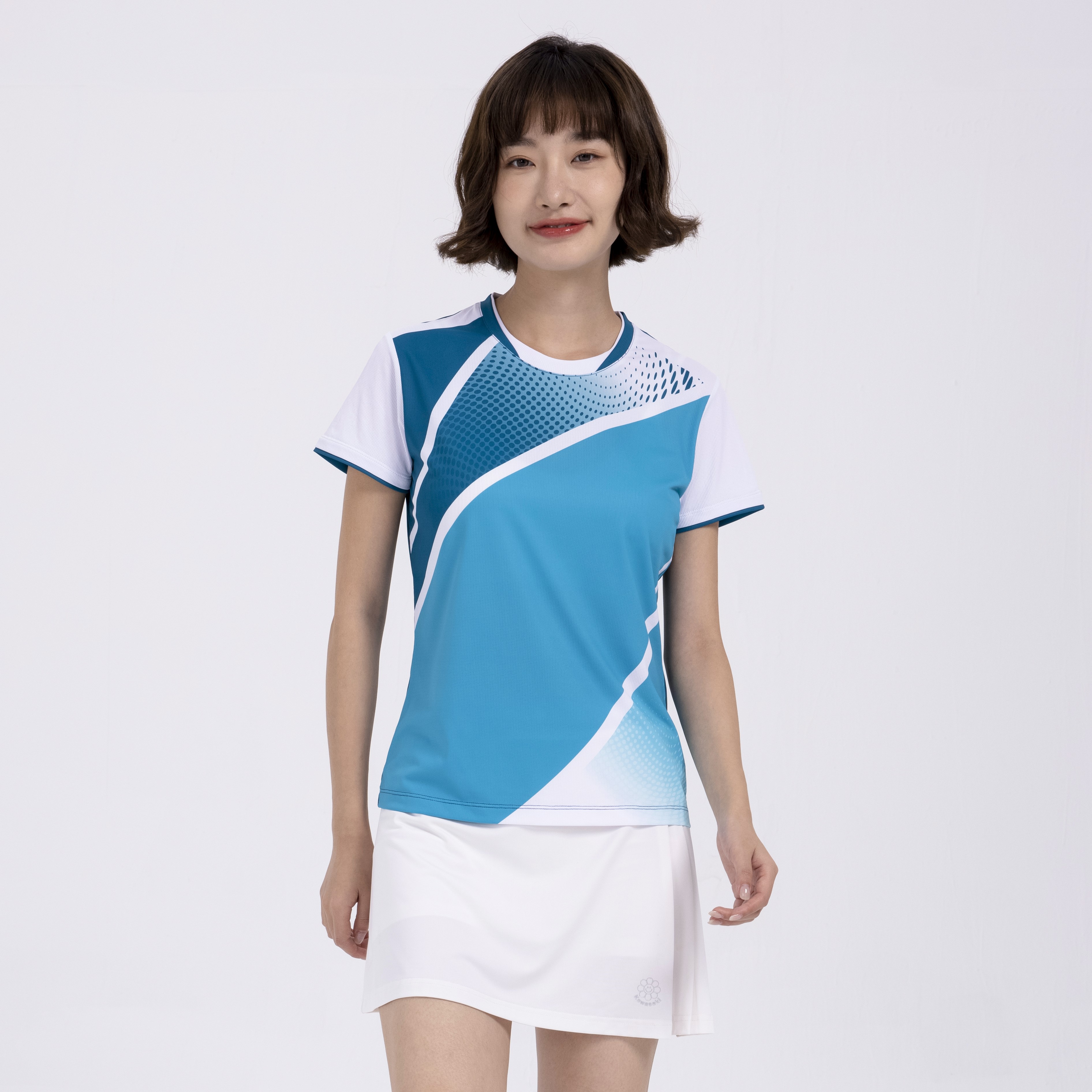 Kawasaki Badminton Jersey Unisex Blue Green