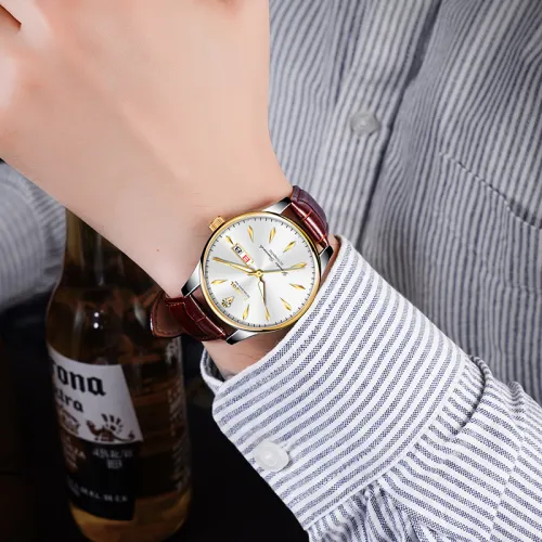 KANGOL Автоматический Механический Часы Мужские Movement 40mm*40mm*12mm Белый