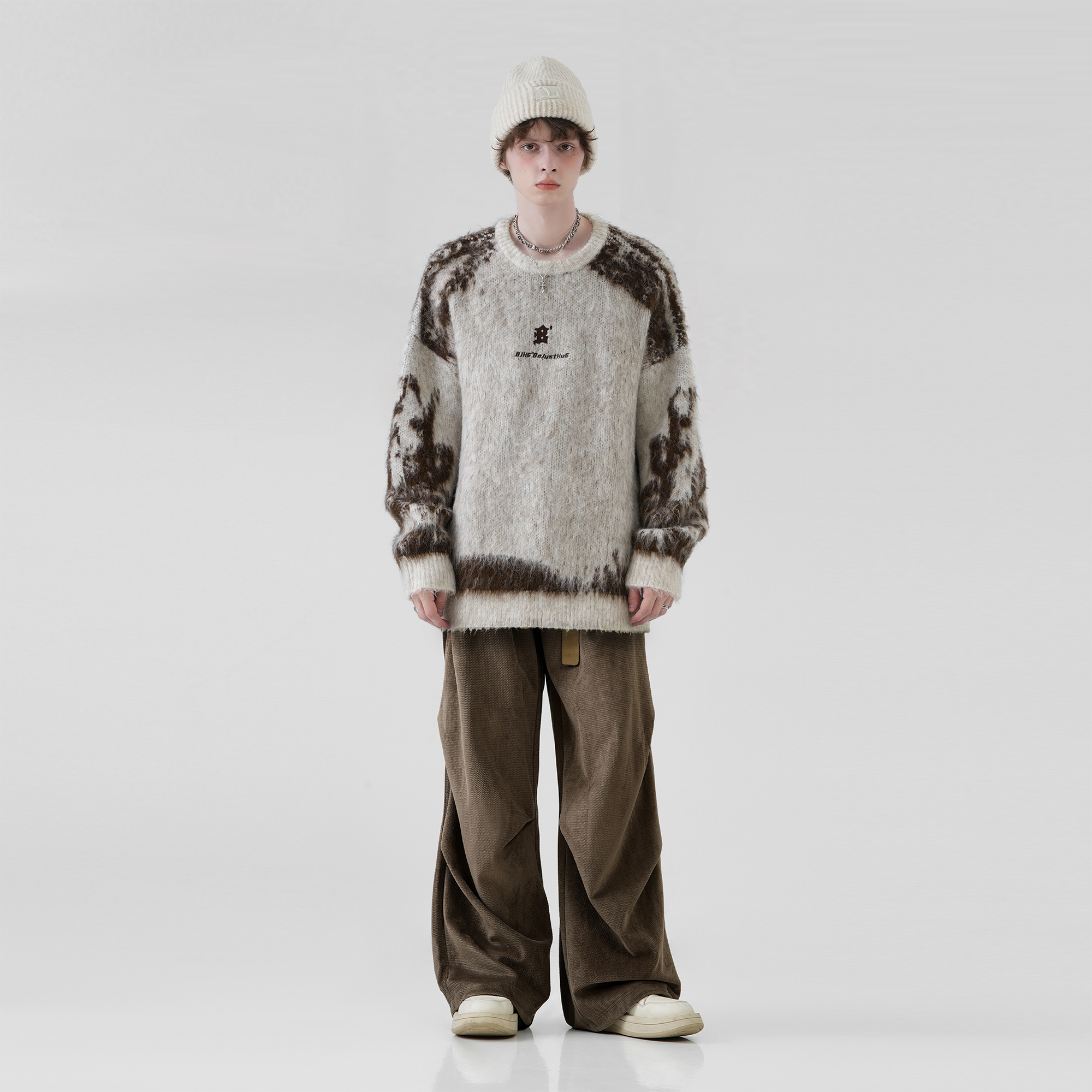 BJHG Casual Sportswear Unisex Crew Neck Moderate