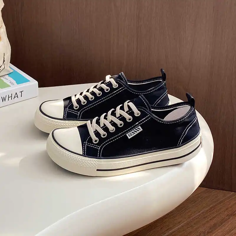 JimiXiong Low Top Canvas Shoes Women's