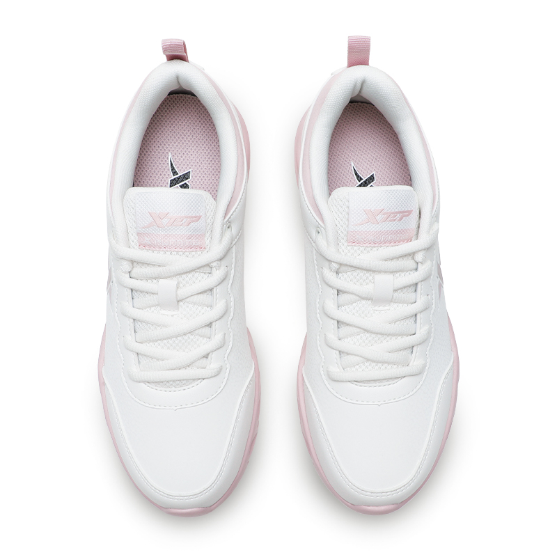 XTEP Low Top, Casual Running Shoes Women’s Sail White/Light Pink