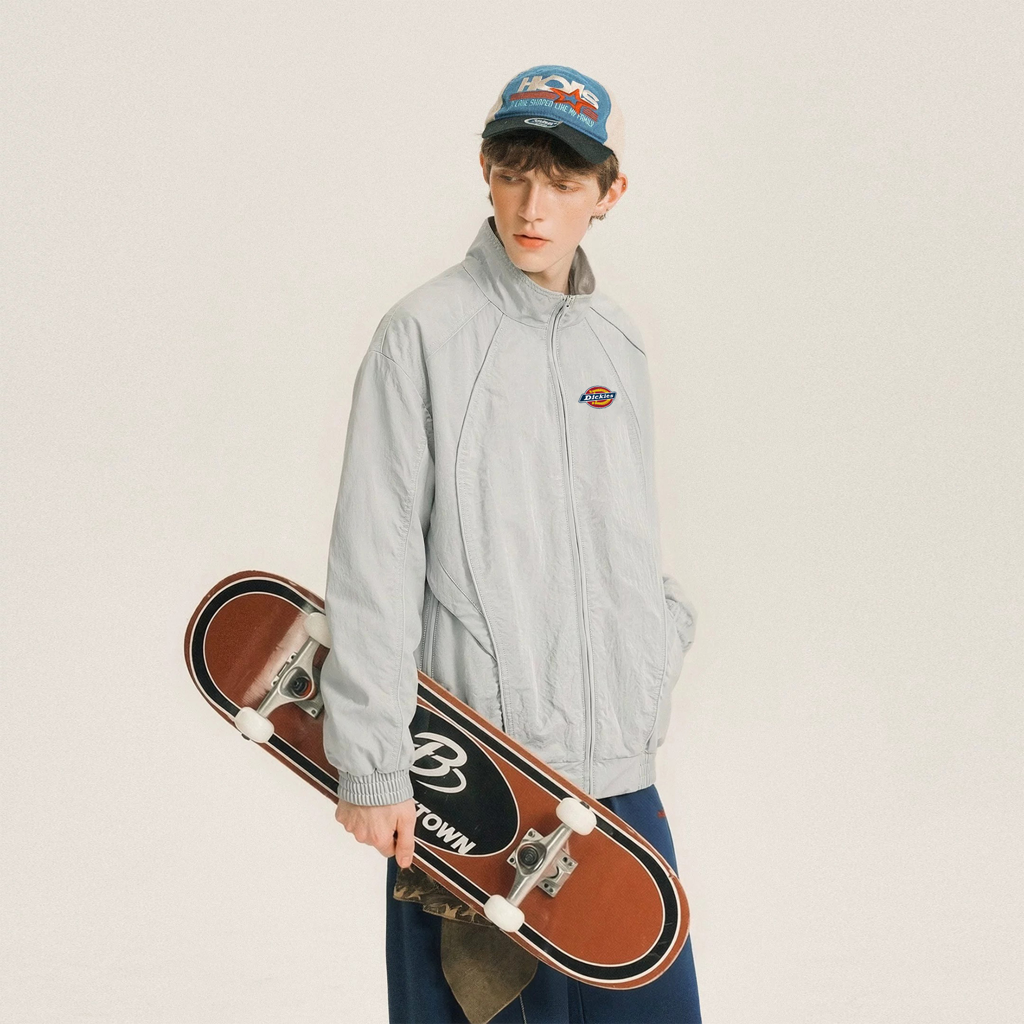 Куртка Dickies logo (черно-бежевая) — фото 9