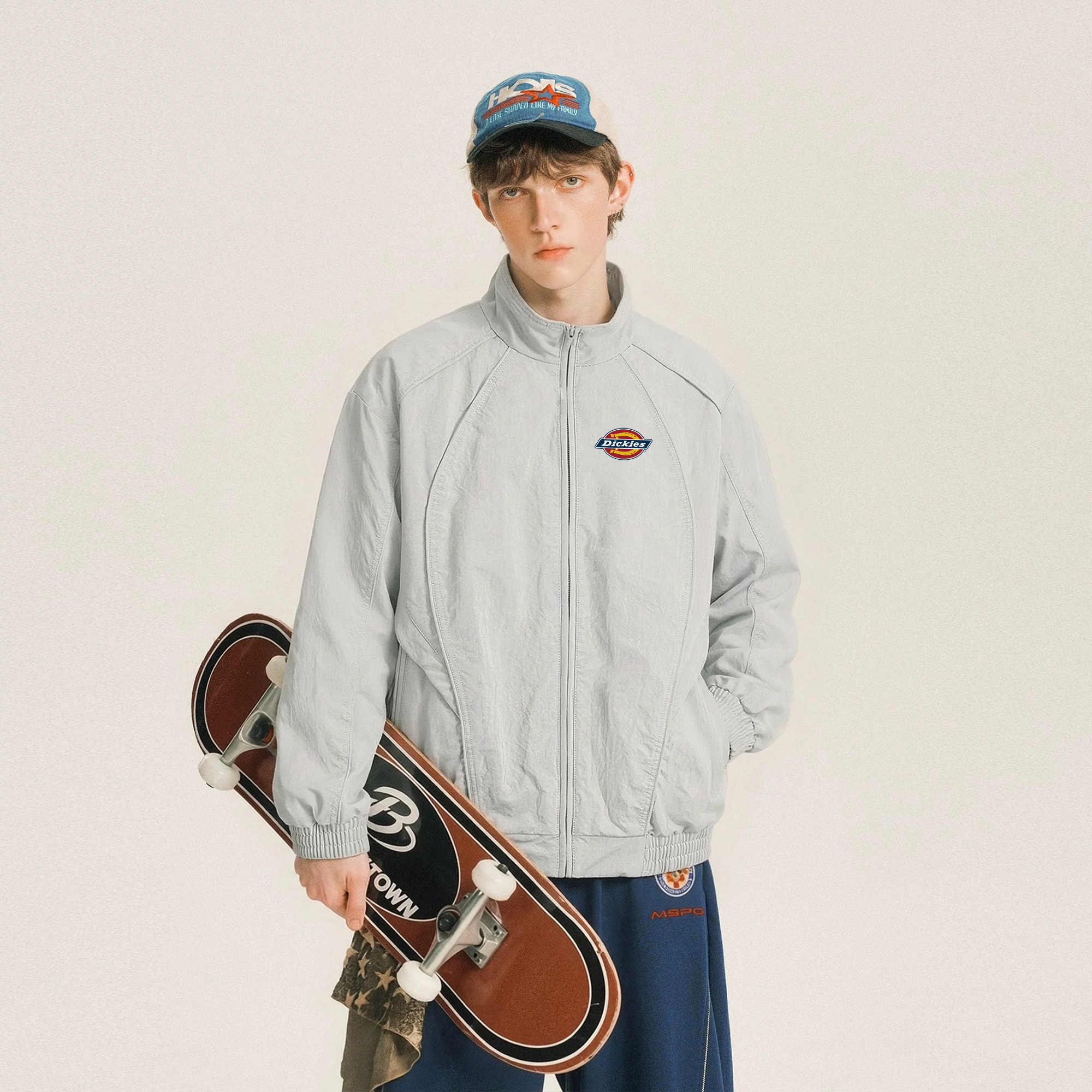 Куртка Dickies logo (черно-бежевая) — фото 8