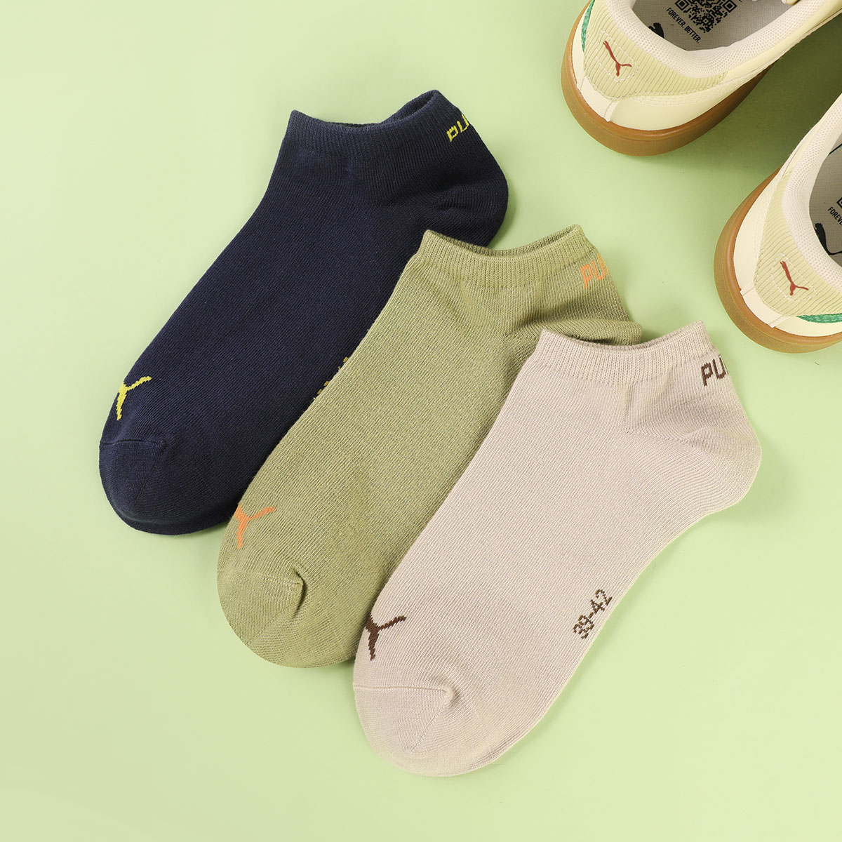 PUMA No Show Socks Unisex 3 Pack