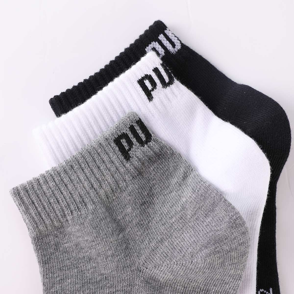 PUMA Mid Calf Socks Unisex 3 Pack
