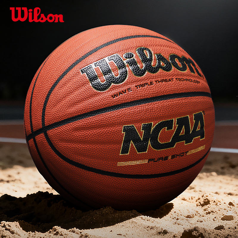 Wilson NCAA Collection WTB0640IB07CN Pu Basketball Brick Red Size 7 Training Unisex China Mainland Version