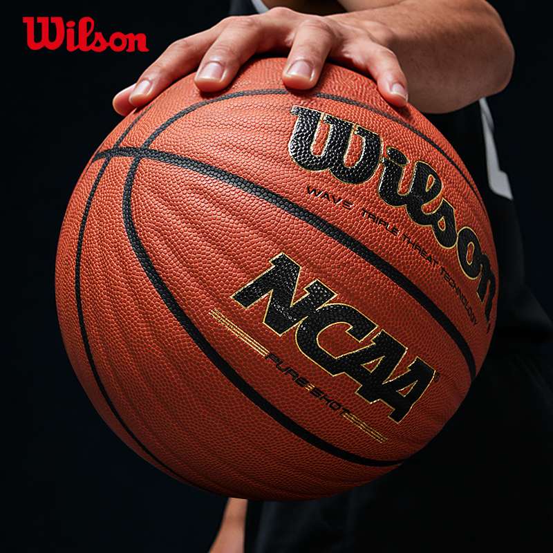 Wilson NCAA Collection WTB0640IB07CN Pu Basketball Brick Red Size 7 Training Unisex China Mainland Version
