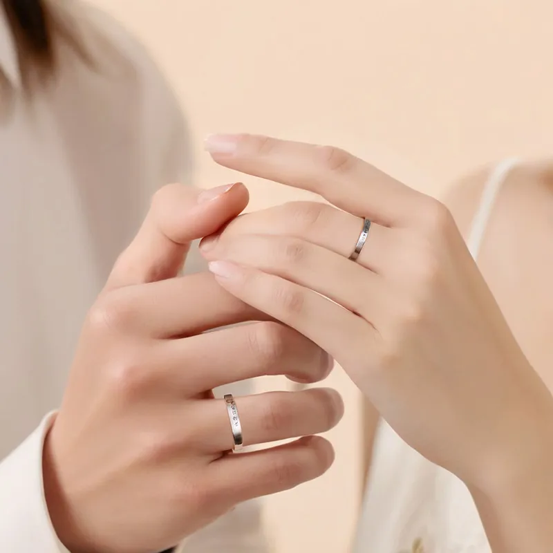 YUJIANDOUDOU S925 Silver Rings Unisex