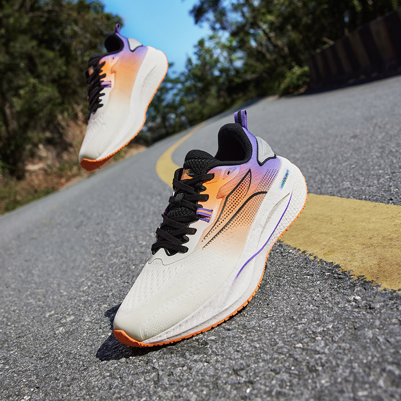 361° Comfortable Cushioning Abrasion Resistant Breathable Lightweight Low top Sprint Running Shoes Men's