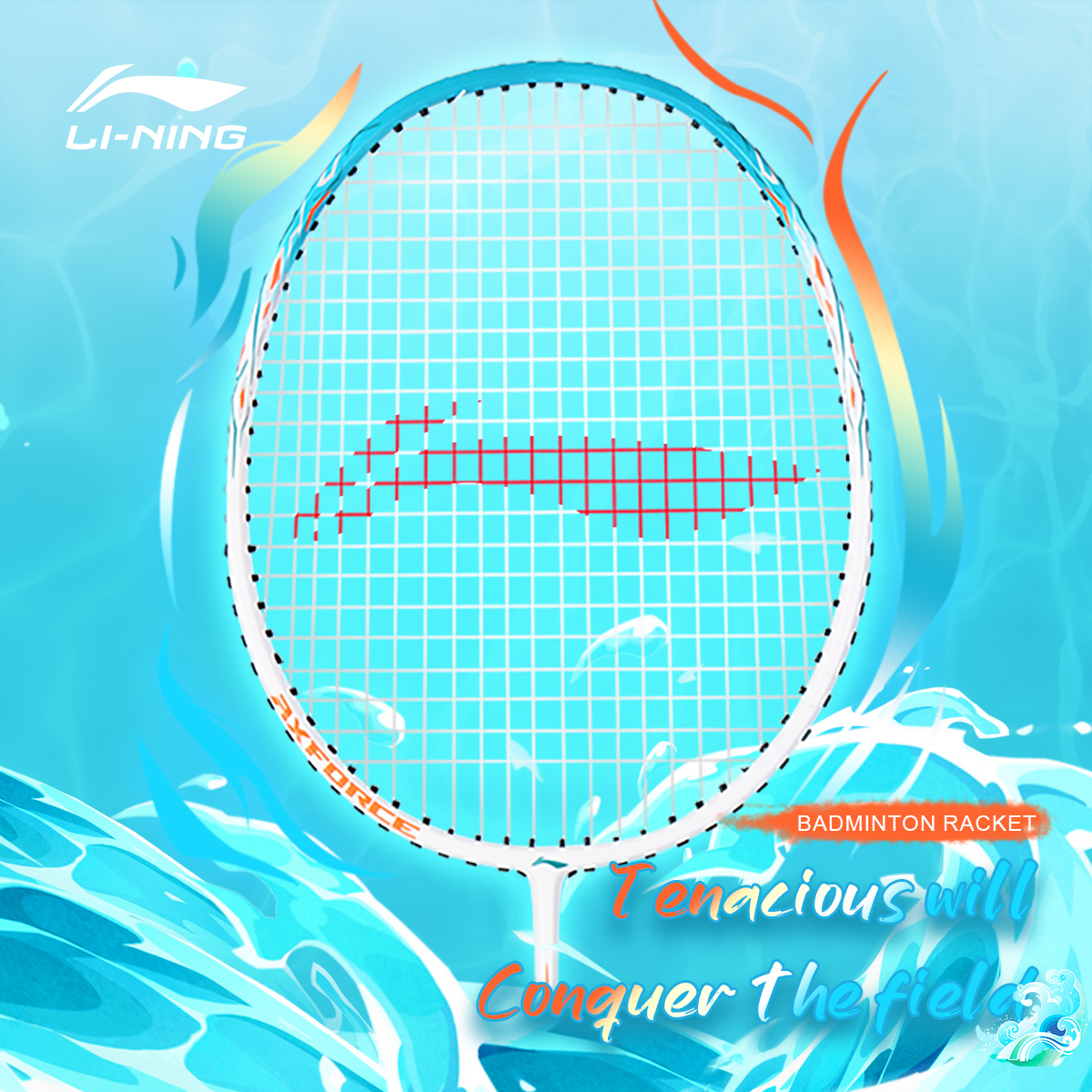Li Ning Thunder 9 Thunder 08 Full Carbon Badminton Rackets Control Type All around Defense Entry level Unisex