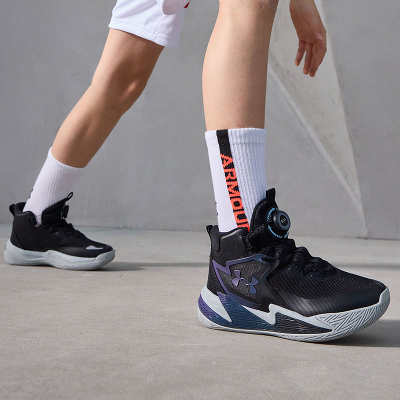 Детские кроссовки Under Armour Under Armour (черные) — Чёрный — фото 12