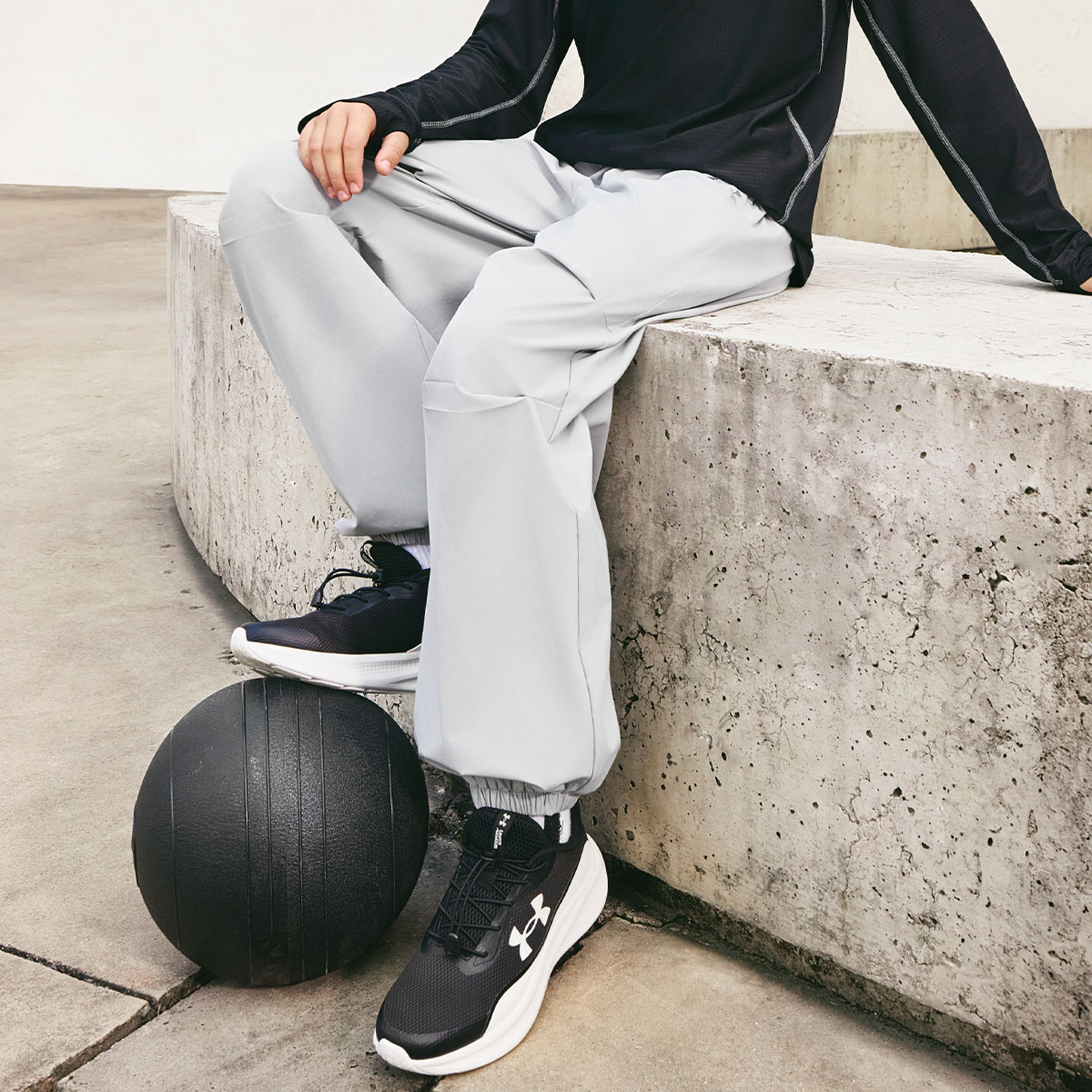 Штаны Under Armour Under Armour (серые) — фото 6