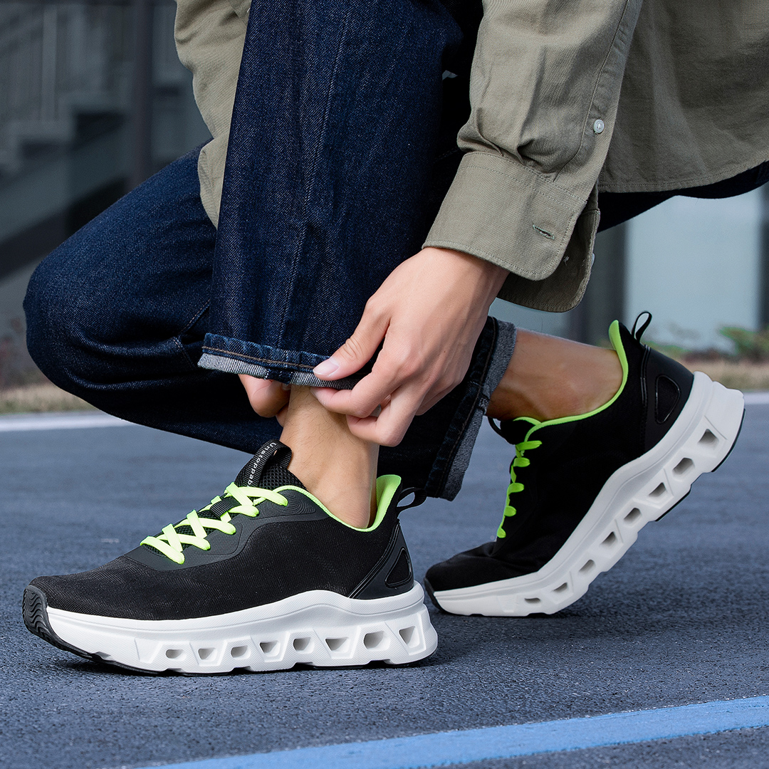 WALKSOUL Fabric Cushioning Slip Resistant Abrasion Resistant Breathable Rebound
