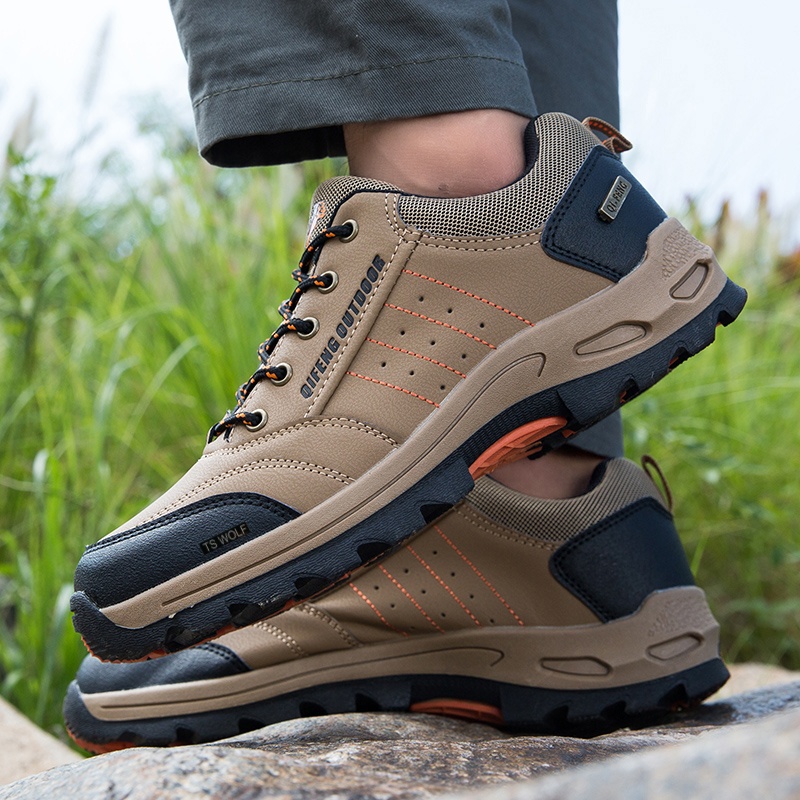 TANSENLANG Low top Mountaineering Shoes Unisex Camel