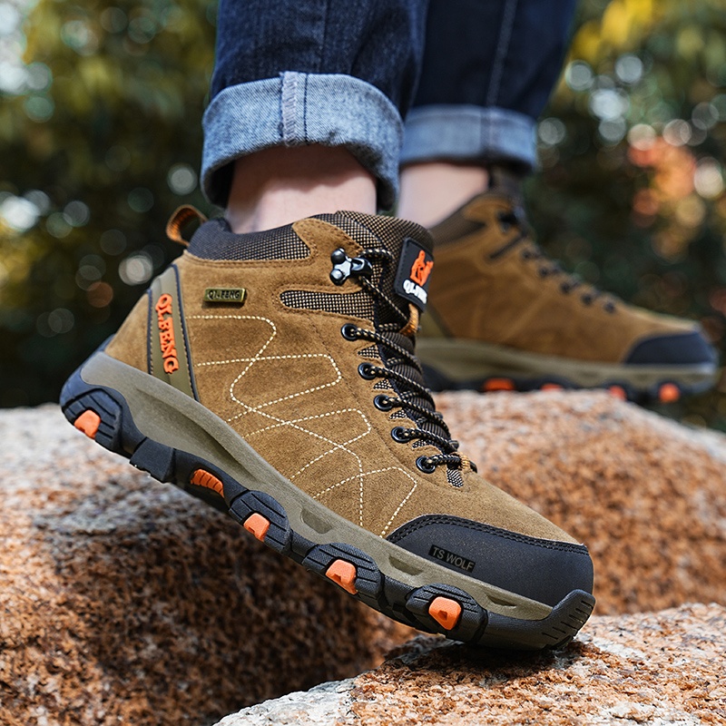 TANSENLANG Mid top Athletic Shoes/Mountaineering & Hiking Shoes Unisex Umber